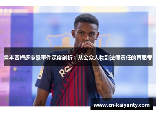 鲁本塞梅多家暴事件深度剖析：从公众人物到法律责任的再思考